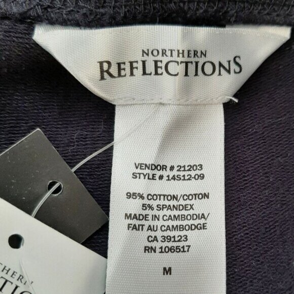 NORTHERN REFLECTIONS | Essentials Ponte Pull-On Comfort Dress Pants Navy Blue M - Picture 10 of 10